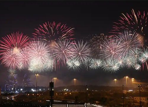承德市焰火晚会